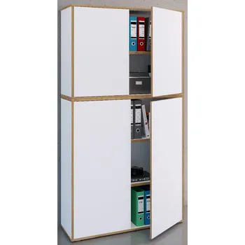 Obývací pokoj VCM 5dílná kancelářská skříň „Salia“ B100, bílá 496711