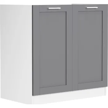 VCM Dřezová skříňka 80 cm „Colura“, antracitová 496565