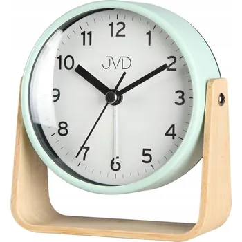 Budík KULATÝ BUDÍK S FUNKCÍ ODLOŽENÍ, PLYNULÁ VTEŘINOVÁ RUČIČKA, MÓDNÍ JVD SRP2310.1
