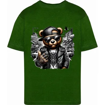 Chlapecké tričko Tup Tup dětské tričko zelené bavlna velikost 140