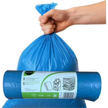 Pytle na odpadky Pytle na odpadky 120l 10 Ks, modré Geolia