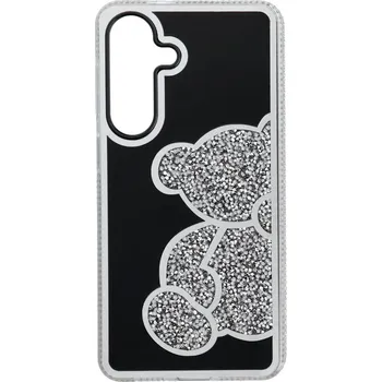 Náhradní kryt pro mobilní telefon Kryt Medvídek kryt Samsung Galaxy S26 Plus stříbrný