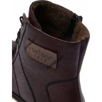 Dámská zimní obuv Dámské kotníkové boty Rieker na platformě, velikost 38