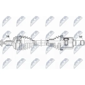Hnací hřídel - poloosa NTY NPW-ME-076