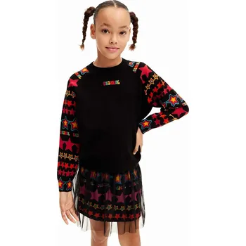 Dětská móda Dětská mikina Desigual 24WGJF05 černá 99X, vel. 128