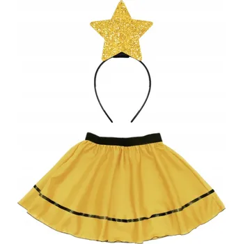 Karnevalový kostým KOSTÝM PADAJÍCÍ HVĚZDA KOSTÝM HVĚZDIČKA BETLÉMSKÁ JASEŁKA ŽLUTÁ S/M