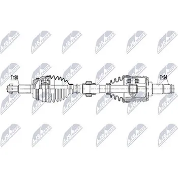 Poloosa kola Hnací hřídel - poloosa NTY NPW-TY-261