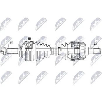 Poloosa kola Hnací hřídel - poloosa NTY NPW-HY-657