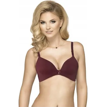 Podprsenka PODPRSENKA NEW CHLOE PUSH-UP BEZ KOSTIC 80B bordó