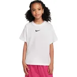 Dívčí triko Nike SPORTSWEAR M Bílá, Černá