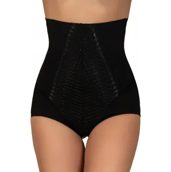 Kalhotky Vysoké stahovací kalhotky zeštíhlující břicho a boky černé Černá M VYHLAZUJÍCÍ