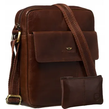 Peterson pánská taška přes rameno PTN 719-TUM-0505 BRO hnědá