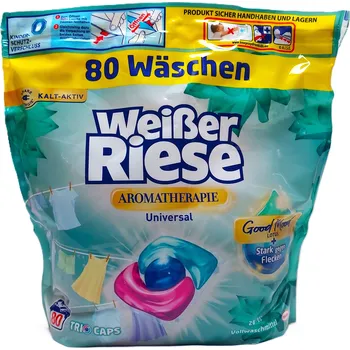 Weisser Riese Aromatherapie Universal Lotus prací kapsle 80 ks