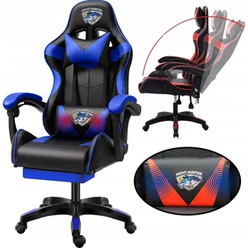 Kancelářská židle Cerlo FOX-2-P NIEBIESKO-CZARNY modro-černá