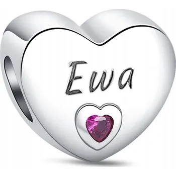 Přívěsek Přívěsek Stříbro 925 Charms Korálek Jméno Eva