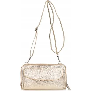 Peněženka Toscanio peněženka z pravé kůže zlatá E45