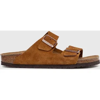Dámské pantofle Semišové pantofle Birkenstock Arizona 1027162 hnědá 88X, EUR 38