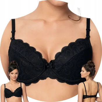 Podprsenka Podprsenka RÓŻA Termena push-up, ČERNÁ, vel. 75F