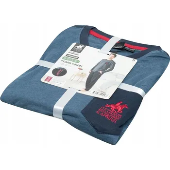 Pánské pyžamo U.S. GRAND POLO EQUIPMENT & APPAREL Pánské pyžamo s dlouhým rukávem, velikost S
