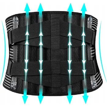 BEDERNÍ PÁS NA PÁTEŘ BEDERNÍ KORZET STABILIZÁTOR ZAD XXL BŘIŠNÍ