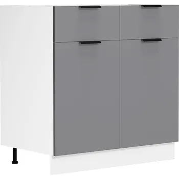 VCM Spodní skříňka se zásuvkou 80 cm „Fasola“, antracitová 496894