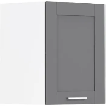 Obývací stěna VCM Rohová nástěnná skříňka „Colura“, antracitová 496629