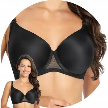 Dámské spodní prádlo Gaia podprsenka s kosticemi, vyztužená, černá, velikost 85D