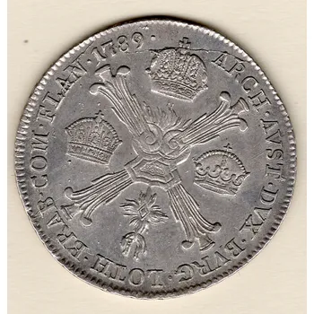 Mincovna Kremnica 1/4 Tolar Křížový Josef II. 1789 B Kremnica 7.37 g