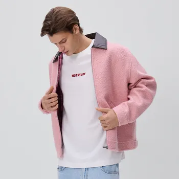 Pánská móda Reserved - Tričko regular s potiskem - krémová - WD043-01X - WD043-01X-L