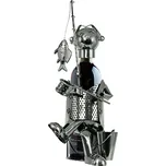 Stojan na víno 6048 rybář v sedě