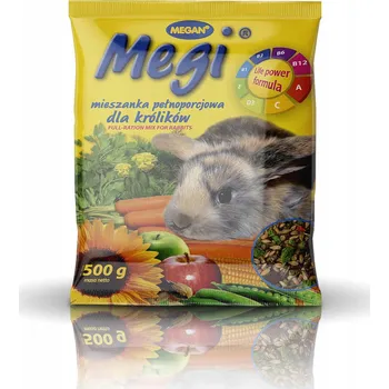 Krmivo pro hlodavce Megan krmivo směs 0,5 kg králík