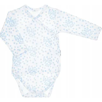 Kojenecký body Dívčí bavlna body, dlouhý rukáv, květiny, Nicol, vel. 56