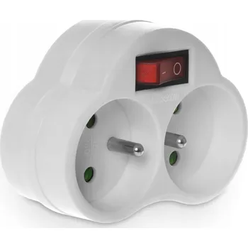 Elektrická zásuvka Elektrická Zásuvka Plast-Rol bílá