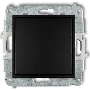 vypínač Karlik MINI spínač jednopólový černá matná 12MWP-1