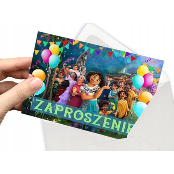 Pozvánka POZVÁNKA Encanto NA DĚTSKOU OSLAVU NAROZENIN + OBÁLKA DÁREK