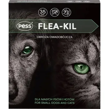 Obojek pro psa Pess Flea-Kil Obojek proti blechám Pro Psa Kočku 35 cm