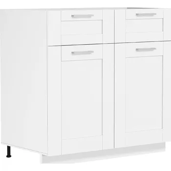 VCM Spodní skříňka se zásuvkou 80 cm „Colura“, bílá 496566