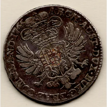 Křížový 1/2 Tolar 1765 Marie Terezie Brusel 14,65