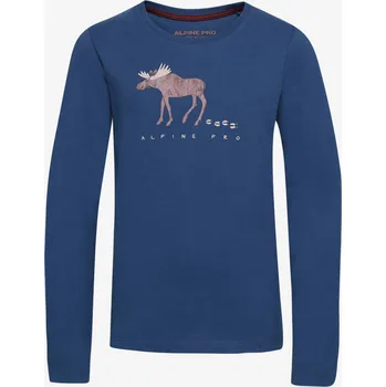 Dětská móda ALPINE PRO Dívčí Dětské triko ALPINE PRO KSEVO modrá Modrá 116/122 (2458690)