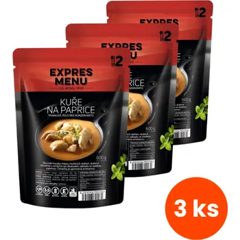 Speciální výživa Zvýhodněný balíček 3 ks Expres Menu Kuře na paprice 600 g