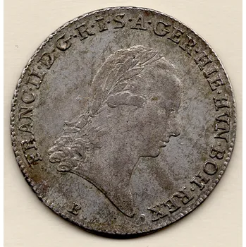 Mincovna Kremnica 1/4 Tolar Křížový František I.(II.) 1793 B Kremnica 7.42 g