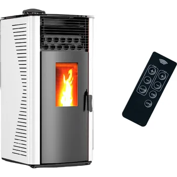 Krbová kamna Sannover Peletová kamna Anita 12,2 kW bílá