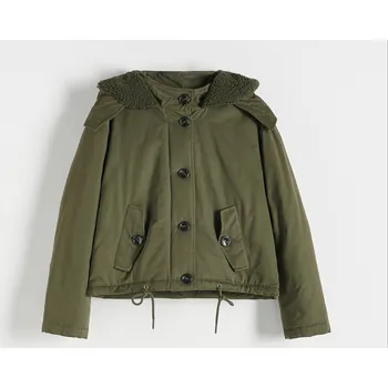 Dámský kabát Reserved - Zkrácená bunda - zelená - 9600B-87X - 9600B-87X-S