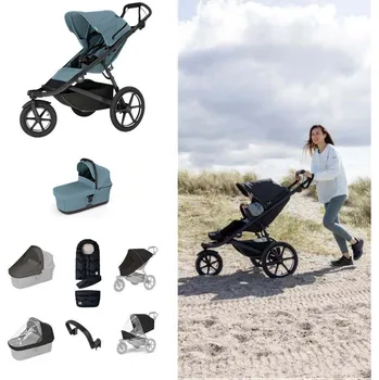 Dětské zboží THULE Urban Glide 3 Kočárek od narození Set E - Mid Blue/Black