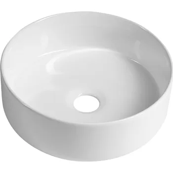 Umyvadlo Sapho NIMIS keramické umývátko na desku Ø 30cm, bílá - AR489