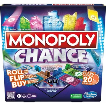 Desková hra Desková hra MONOPOLY Chance - Rodinná hra F8555 Hasbro