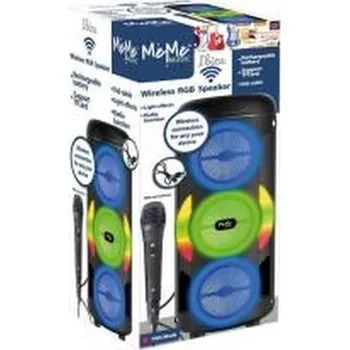 Hudební nástroj pro děti Głośnik bezprzewodowy z mikrofonem i światłem led