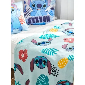 Čepice Sinsay - Dětská deka Stitch - světle modrá - 2947Q-50X - 2947Q-50X-ONE-4