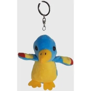 plyšák Brelok papuga niebieska 8cm