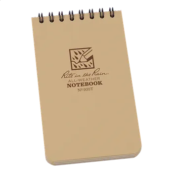 Zápisník Voděodolný zápisník Rite in the Rain Pocket Notebook 3/5 TAN